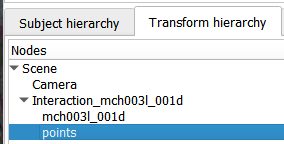 Slicer Transform hierarchy