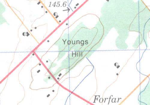 Topographic map