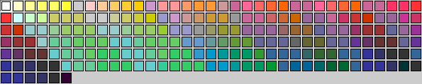 Microsoft IE standard palette