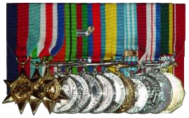 H. J. Funnell's medals